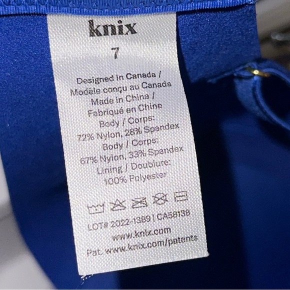 Knix WingWoman Countour Wireless Supportive Bra Cobalt 7 (36DD, 38DD, 36E/DDD) - Picture 10 of 10